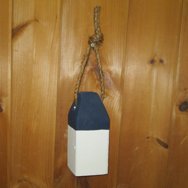 Small Square Buoy White/Navy