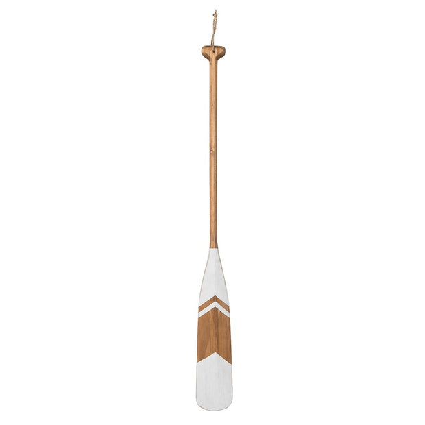 White Oar Wall Decoration